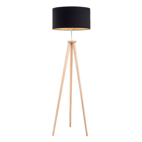 Lampa stojąca podłogowa Złotyi 9286 Alfa 1xE27 LED Drewno/Tworzywo Jasne Drewno