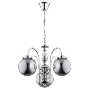 Lampa wisząca Żyrandol Hero 28283 Alfa 3xE14 LED Metal Chrom