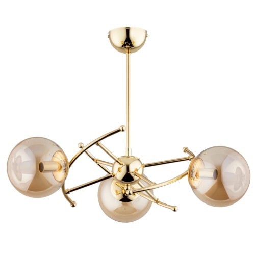 Lampa sufitowa Kosmito 62329 Alfa 3xE14 LED Metal Złoty