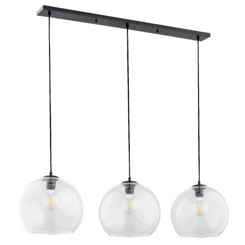 Lampa wisząca Valencia 63049 Alfa 3xE27 LED Metal Czarny