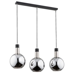 Lampa wisząca Maya 62164 Alfa 3xE27 LED Metal Czarny