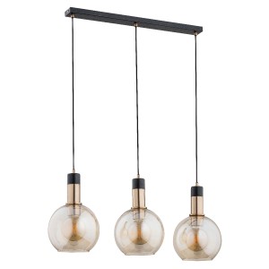 Lampa wisząca Maya 62163 Alfa 3xE27 LED Metal Czarny
