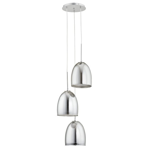 Lampa wisząca Ronda 60143 Alfa 3xE27 LED Metal/Szkło Chrom