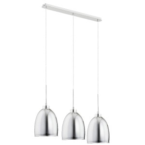 Lampa wisząca Ronda 60140 Alfa 3xE27 LED Metal/Szkło Chrom