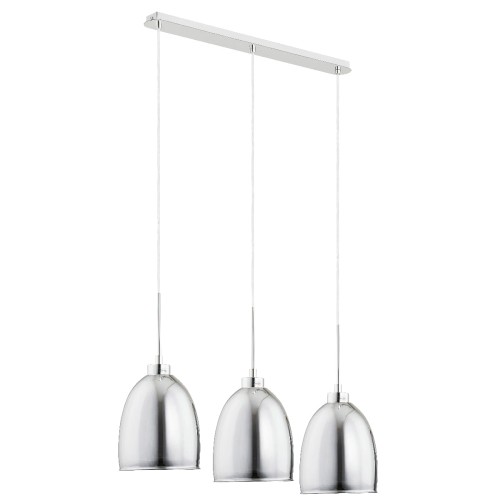 Lampa wisząca Ronda 60140 Alfa 3xE27 LED Metal/Szkło Chrom