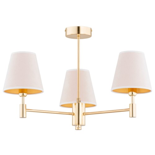 Lampa sufitowa Astrit 28723 Alfa 3xE14 LED Metal Złoty