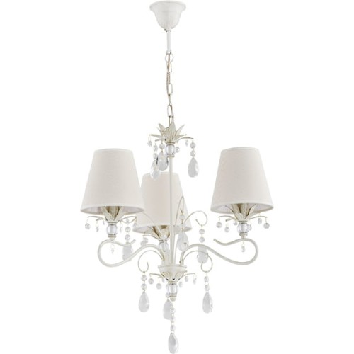 Lampa wisząca Żyrandol Lukrecja 21063 Alfa 3xE14 LED Metal Biały