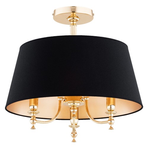 Lampa sufitowa Rosetta 62477 Alfa 3xE14 LED Metal Złoty