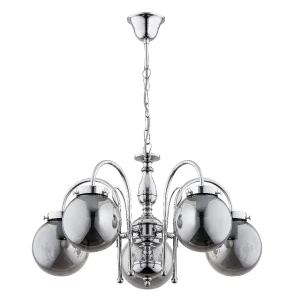 Lampa wisząca Żyrandol Hero 28285 Alfa 5xE14 LED Metal Chrom