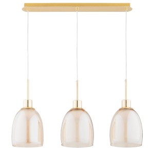 Lampa wisząca Dersel 62499 Alfa 3xE27 LED Metal Złoty