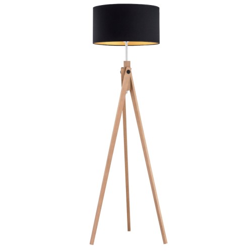 Lampa stojąca podłogowa Angel 9281 Alfa 1xE27 LED Drewno/Tworzywo Jasne Drewno