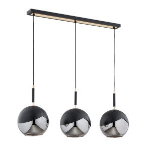 Lampa wisząca Rido 62420 Alfa 3xE27 LED Metal Czarny - Złoty