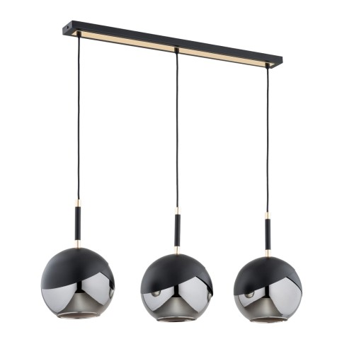 Lampa wisząca Rido 62420 Alfa 3xE27 LED Metal Czarny - Złoty