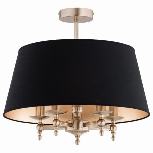 Lampa sufitowa Roksana 63289 Alfa 5xE14 LED Metal Złoty Antyk