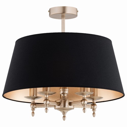 Lampa sufitowa Roksana 63289 Alfa 5xE14 LED Metal Złoty Antyk