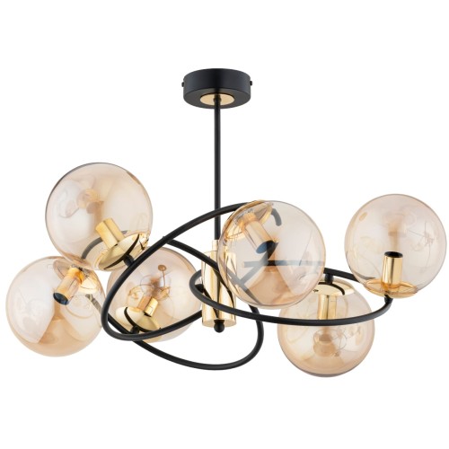 Lampa sufitowa Wiromat 63220 Alfa 6xE14 LED Metal Złoty