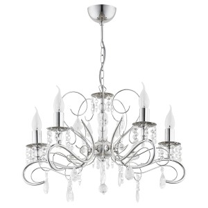 Lampa wisząca Żyrandol Astor 21585 Alfa 5xE14 LED Metal Chrom
