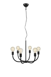 Lampa wisząca Amistoso 108290 Markslojd 6xE27 40W Metal Czarny