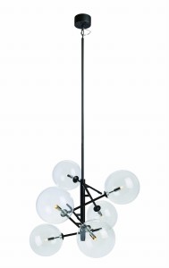 Lampa wisząca Andrew 107748 Markslojd 6xG9 5W Metal Czarny