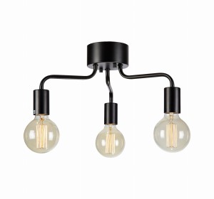 Lampa wisząca Avery 108102 Markslojd 3xE27 Metal Czarny