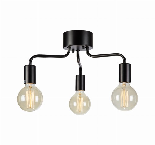 Lampa wisząca Avery 108102 Markslojd 3xE27 Metal Czarny