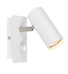 Lampa ścienna Kinkiet Barcelona 107346 Markslojd 1xGU10 12W Metal Biały