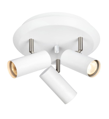 Lampa sufitowa Plafon Barcelona 107349 Markslojd 3xGU10 12W Metal Biały