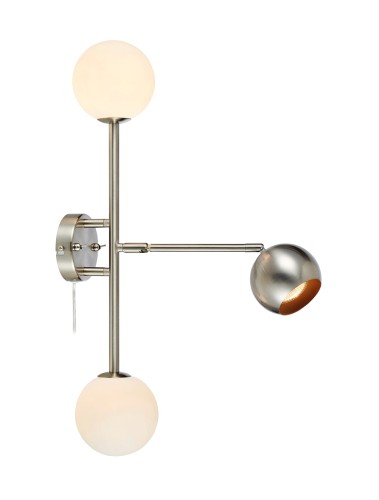 Lampa ścienna Beside 108256 Markslojd 3xG9/GU10 20W/7W Metal Stal