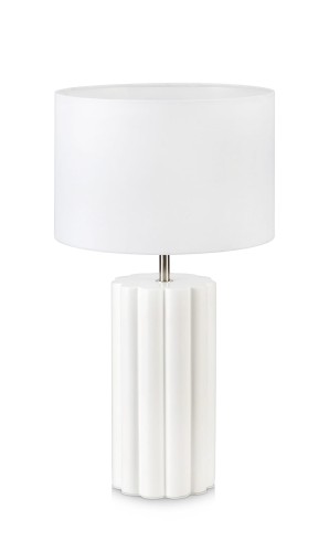Lampa stojąca stołowa Column 108220 Markslojd 1xE14 18W Ceramika Biały