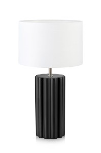 Lampa stojąca stołowa Column 108221 Markslojd 1xE14 18W Ceramika Czarny