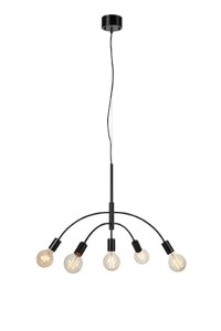 Lampa wisząca Cygnus 108286 Markslojd 5xE27 40W Metal Czarny