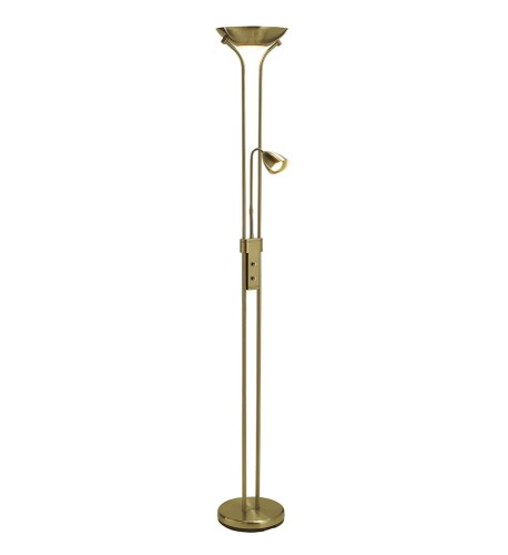 Lampa stojąca podłogowa Detroit 111242 Markslojd 2xGU10 35W Metal Brązowy