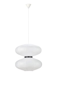 Lampa wisząca Dual 108215 Markslojd 2xE27 15W Tworzywo sztuczne Biały