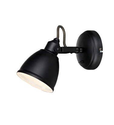 Lampa ścienna Kinkiet Fjallbacka 105814 Markslojd 1xE14 40W Metal Czarny