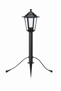 Lampa zewnętrzna Garden 107991 Markslojd 1xFIXED LED 3W Czarny CLEAR