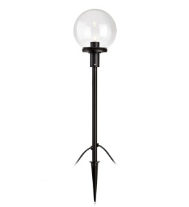 Lampa zewnętrzna Garden 107283 Markslojd 1xFIXED LED 3W Czarny CLEAR