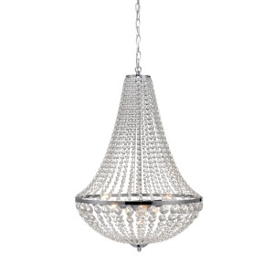 Lampa wisząca Gränsö 105317 Markslojd 3xE14 40W Chrom Przezroczysty