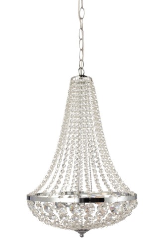 Lampa wisząca Granso 104890 Markslojd 2xE14 40W Chrom Przezroczysty