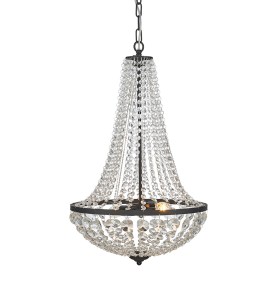 Lampa wisząca Gränsö 107027 Markslojd 2xE14 40W Czarny Przezroczysty