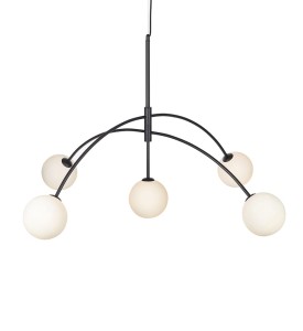 Lampa wisząca Heaven 107560 Markslojd 5xG9 18W Czarny Biały