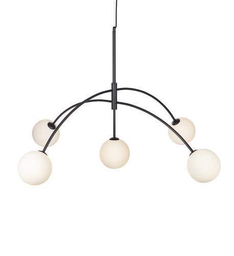 Lampa wisząca Heaven 107560 Markslojd 5xG9 18W Czarny Biały