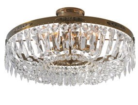 Lampa sufitowa Plafon Hovdala 100618 Markslojd 4xE14 40W Antyczny Przezroczysty