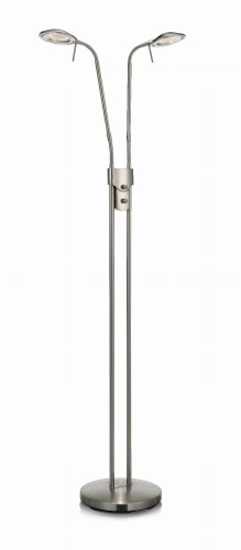 Lampa stojąca podłogowa Hudson 105583 Markslojd 2xFIXED LED 6W Stal