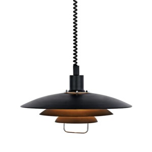 Lampa wisząca Kirkenes 104540 Markslojd E27 60W Czarny