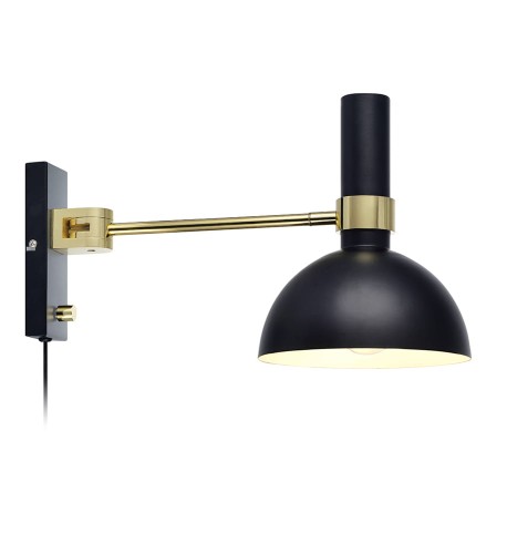 Lampa ścienna Kinkiet Larry 106970 Markslojd 1xE27 60W Czarny