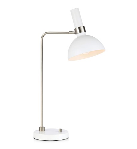 Lampa stojąca stołowa Larry 107502 Markslojd 1xE27 60W Stal Biały