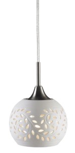 Lampa wisząca Lohals 102288 Markslojd 1xE14 40W Stal Biały