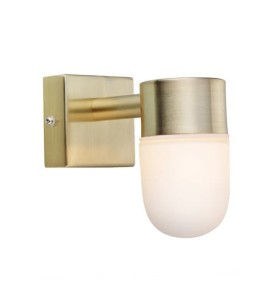 Lampa ścienna Kinkiet Menton 106374 Markslojd 1xG9 18W Mosiężny Biały