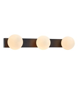 Lampa ścienna Kinkiet Mini 107205 Markslojd 3xG9 18W Czarny Biały