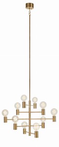 Lampa wisząca Paris 108117 Markslojd 1E27 60W Mosiężny